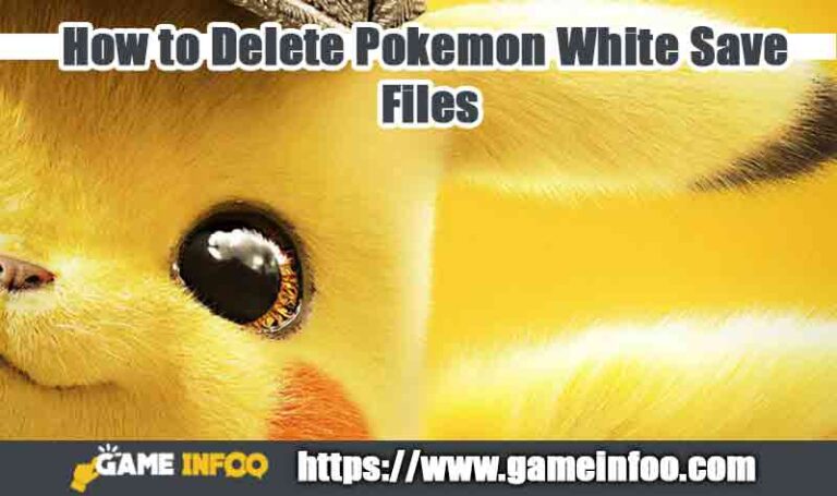 How to Delete Pokemon White Save Files